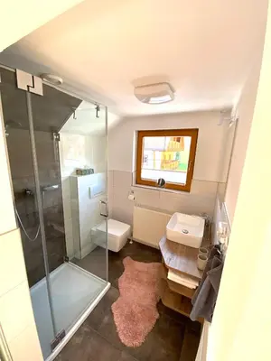 Ein Badezimmer in der Unterkunft Haus Sonnleitner Studio Rittisberg