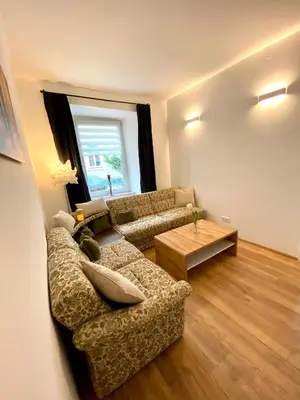Ein Sitzbereich in der Unterkunft Siriuskogel im Zentrum von Bad Ischl