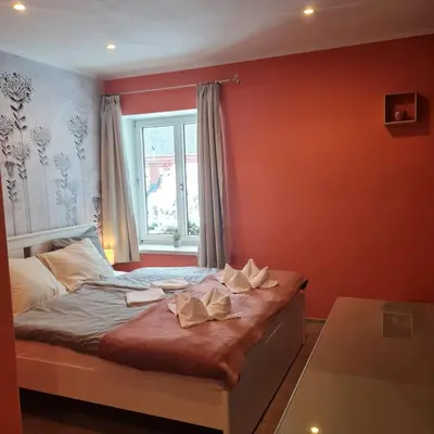 Ein Bett oder Betten in einem Zimmer der Unterkunft Murzeit Zweite