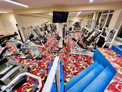 Das Fitnesscenter und/oder die Fitnesseinrichtungen in der Unterkunft Apartment Hofresidenz-3 by Interhome
