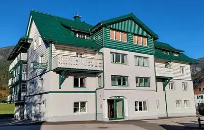 Das Gebäude in dem sich die Ferienwohnung befindet