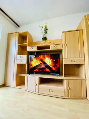 TV/Unterhaltungsangebot in der Unterkunft Schafberg nahe Zentrum Einzimmer Ferienwohnung