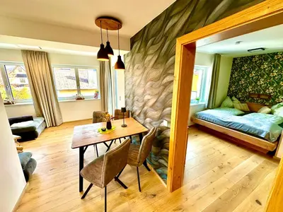 Ein Bett oder Betten in einem Zimmer der Unterkunft Appartement Bergmann