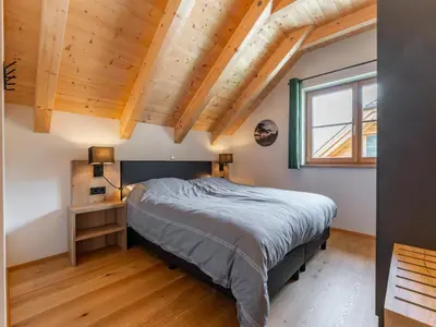 Ein Bett oder Betten in einem Zimmer der Unterkunft Auerhahn