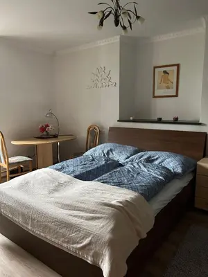 Ein Bett oder Betten in einem Zimmer der Unterkunft Center No 1