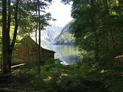 Naturlandschaft in der Nähe der Ferienwohnung