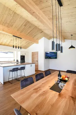 Küche/Küchenzeile in der Unterkunft Ferienhaus Urlpold