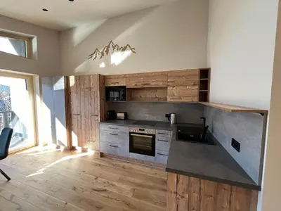 Küche/Küchenzeile in der Unterkunft Deluxe Apartment GRIES NINA