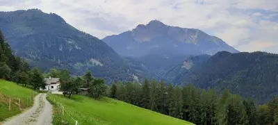Naturlandschaft in der Nähe des Chalets