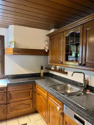 Küche/Küchenzeile in der Unterkunft Ferienhaus Wimmer