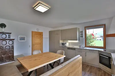 Küche/Küchenzeile in der Unterkunft Ferienhaus Maurer