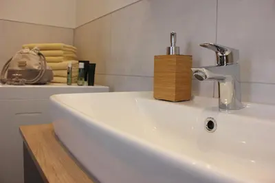 Ein Badezimmer in der Unterkunft Zur STOCKERin - Ferienwohnung