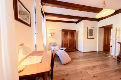 Ein Bett oder Betten in einem Zimmer der Unterkunft Haus Frey