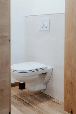 Ein Badezimmer in der Unterkunft AuerHias