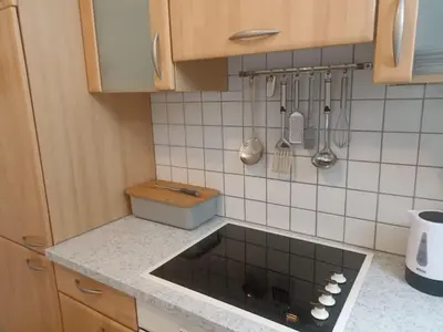 Küche/Küchenzeile in der Unterkunft Ferienwohnung Gütl am Weg