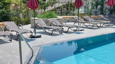 Der Swimmingpool an oder in der Nähe von Appartement Schattauer