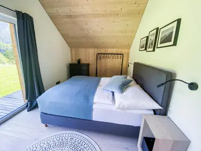 Ein Bett oder Betten in einem Zimmer der Unterkunft Bergliebe Rabenstein