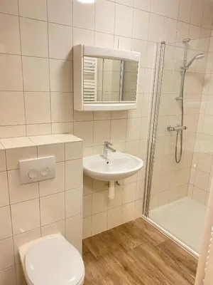 Ein Badezimmer in der Unterkunft Apartment Steinwänd Top 8
