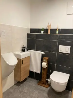 Ein Badezimmer in der Unterkunft Bandltroga