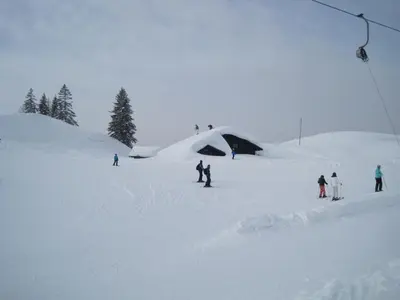 Haus Salzkammergut im Winter
