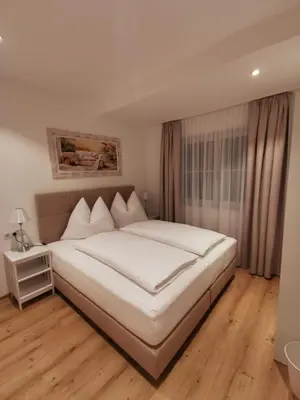 Ein Bett oder Betten in einem Zimmer der Unterkunft Feine Bleibe