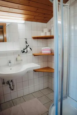 Ein Badezimmer in der Unterkunft Spreitzhof - Appartements