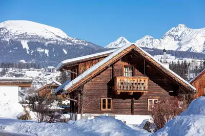Naturlandschaft in der Nähe des Chalets