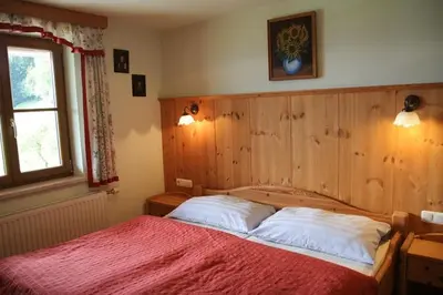 Ein Bett oder Betten in einem Zimmer der Unterkunft Gesundheitshof Lohninger
