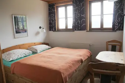 Ein Bett oder Betten in einem Zimmer der Unterkunft Gesundheitshof Lohninger
