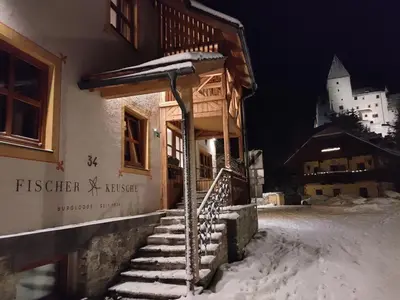 Burglodge Fischerkeusche im Winter