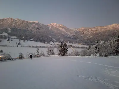 Appartementhaus zum Moserlhof im Winter