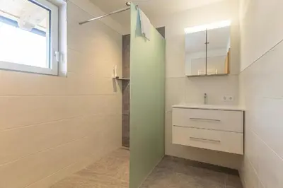 Ein Badezimmer in der Unterkunft Appartementhaus zum Moserlhof