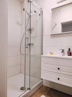 Ein Badezimmer in der Unterkunft Apartment Gimpelchen
