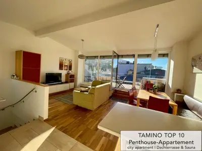 TV/Unterhaltungsangebot in der Unterkunft Penthouse TAMINO TOP 10