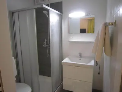 Ein Badezimmer in der Unterkunft Frühstückspension Kibler