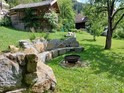Ein Garten an der Unterkunft Ferienhaus Aigner