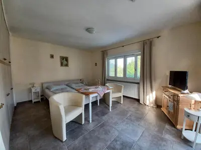 TV/Unterhaltungsangebot in der Unterkunft Villa Romy mit 3 Gästezimmer