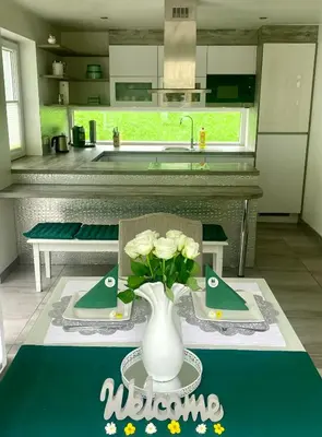Küche/Küchenzeile in der Unterkunft Apartment 3 Tannen