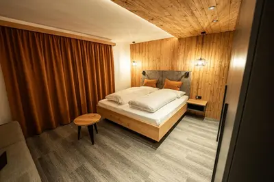 Ein Bett oder Betten in einem Zimmer der Unterkunft Apartment Gosauschmied