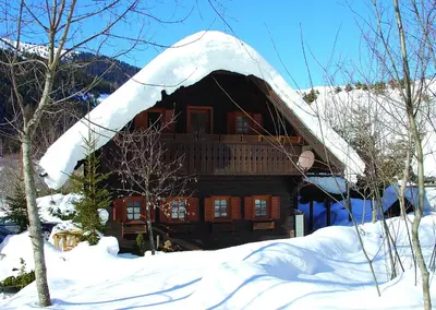 Ferienhaus Bettina Rassis Feriendorf Donnersbachwald im Winter