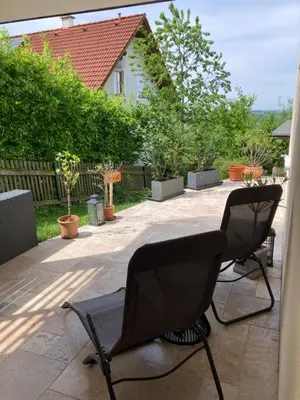 Ein Garten an der Unterkunft Fewo Maiberger