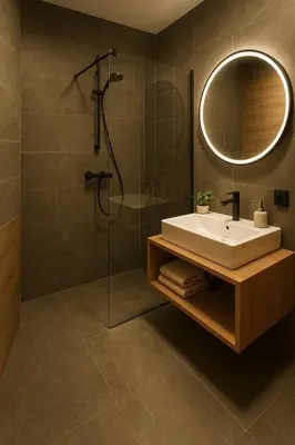 Ein Badezimmer in der Unterkunft Mountain Home Alpendorf