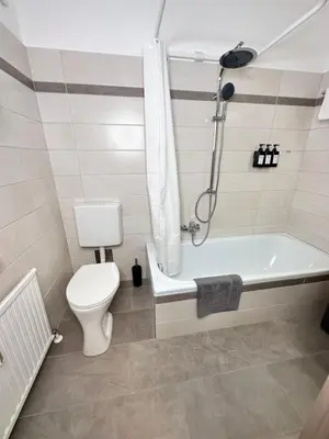 Ein Badezimmer in der Unterkunft Wandertraum im Zentrum Bad Aussee