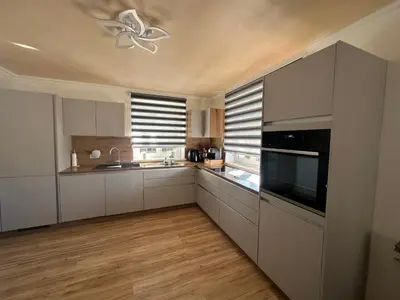 Küche/Küchenzeile in der Unterkunft Ferienwohnung Schwanenstadt
