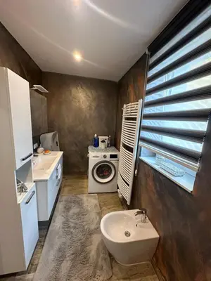 Ein Badezimmer in der Unterkunft Ferienwohnung Schwanenstadt