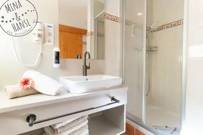 Ein Badezimmer in der Unterkunft Mina&Hansl