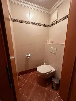 Ein Badezimmer in der Unterkunft Klöckhof