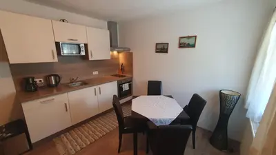 Küche/Küchenzeile in der Unterkunft Apartman Tauplitz skiing, hiking, bike, cross country - Haus Sandlweber