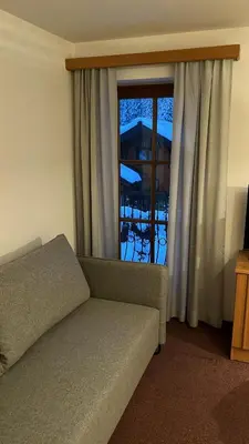 Ein Sitzbereich in der Unterkunft Appartement Stahlhammer