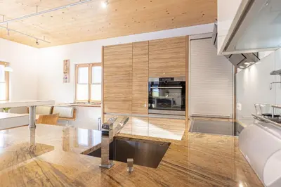 Küche/Küchenzeile in der Unterkunft Chalet Fanningberg